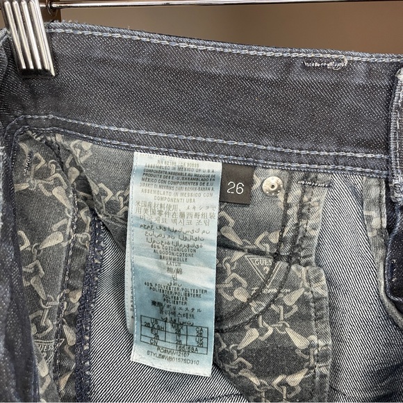 Guess Premium Y2K Low Rise Daredevil Bootcut Jeans - Size 26 - Picture 6 of 8